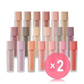 JAVIN DE SEOUL - Wink Eye Shade Primer - 19 Colors 2pcs Bundle Set #10 Pale Coral x 2 pcs