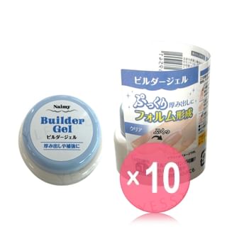 Naimy - Gel Nail Clear Builder Gel 10pcs Bundle Set 1 pc x 10 pcs