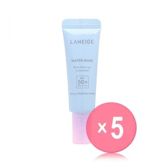 LANEIGE - Water Bank Blue Tone-Up Sunscreen Mini 5pcs Bundle Set 10ml x 5 pcs