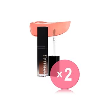 Dinto - Deep-Kissed Plumping Lip Enamel Peter & Wendy Collection - 8 Colors 2pcs Bundle Set #156 Adoring Bell x 2 pcs