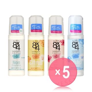 Kao - 8 x 4 Sarasara Switch Antiperspirant Roll On 5pcs Bundle Set