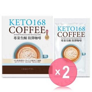 KETO168 Professional Diet Slimming Coffee 2pcs Bundle Set 15g x 10 packs x 2 pcs