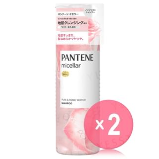 PANTENE Japan - Micellar Pure & Rose Water Shampoo 2pcs Bundle Set 500ml x 2 pcs