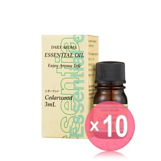 Daily Aroma Japan - Daily Aroma Essential Oil Cedarwood Mini 10pcs Bundle Set 3ml x 10 pcs