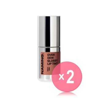 NAMING - Over Dew Glossy Lip Tint - 10 Colors 2pcs Bundle Set Burnt x 2 pcs