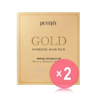 PETITFEE - Gold Hydrogel Mask Pack 5pcs 2pcs Bundle Set 32g x 5pcs x 2 pcs