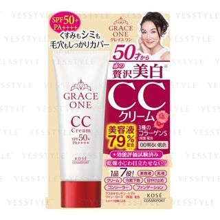 Kose Grace One Cc Cream Uv Spf 50 Pa 00 Bright kose kopen in de aanbieding Kose Grace One Cc Cream Uv Spf 50 Pa 00 Bright kose kopen in de aanbieding