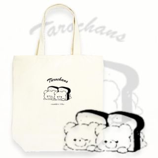 Bread & Bears Printed Tote Bag 400×370×110mm