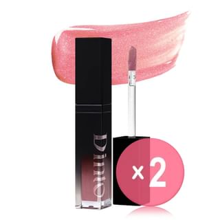 Dinto - Pearl-Kissed Plumping Lip Glacé Peter & Wendy Collection - 10 Colors 2pcs Bundle Set #127 John x 2 pcs
