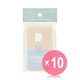 THE FACE SHOP - Daily Beauty Tool Oil Blotting Films 10pcs Bundle Set 50 sheets x 10 pcs