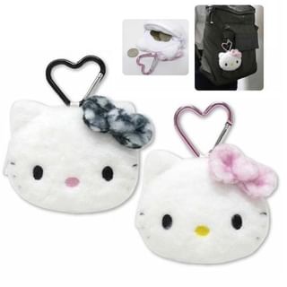 Sanrio Hello Kitty Coin Case with Carabiner (Houndstooth Series)