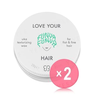 uka - Love Your Funyafunya Hair Texturizing Wax For Flat & Fine Hair 2pcs Bundle Set 28g x 2 pcs