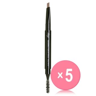 THE FACE SHOP - fmgt Designing Eyebrow - 6 Colors 5pcs Bundle Set #01 Light Brown x 5 pcs