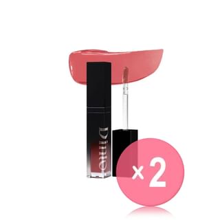Dinto - Deep-Kissed Plumping Lip Enamel Peter & Wendy Collection - 8 Colors 2pcs Bundle Set #158 Obsessed Bell x 2 pcs