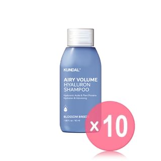 KUNDAL - Airy Volume Hyaluron Shampoo Mini 10pcs Bundle Set 50ml x 10 pcs