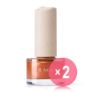 RMK - Shine Lash Nail Color 10 Tangerine Tales 2pcs Bundle Set 1 pc x 2 pcs