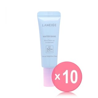 LANEIGE - Water Bank Blue Tone-Up Sunscreen Mini 10pcs Bundle Set 10ml x 10 pcs