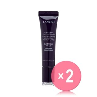 LANEIGE - Glaze Craze Tinted Lip Serum - 10 Colors 2pcs Bundle Set Black Plum x 2 pcs