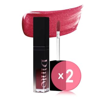 Dinto - Pearl-Kissed Plumping Lip Glacé Peter & Wendy Collection - 10 Colors 2pcs Bundle Set #130 Captain Hook x 2 pcs
