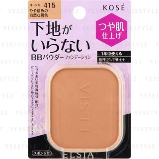 Kose Elsia Platinum Bb Powder Foundation Spf 21 Pa 415 Ocher Refill 10G kose kopen in de aanbieding