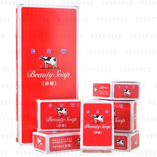 Cow Brand Soap Beauty Moisture Rose Red 100G X 6 cow brand soap kopen in de aanbieding