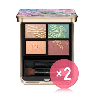 Cle de Peau Beaute - City of Dreamlight Eye Color Quad With Case 2pcs Bundle Set 502 Wings of Wonder x 2 pcs