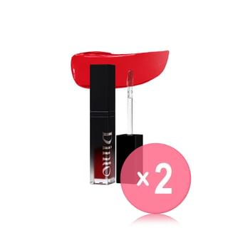 Dinto - Deep-Kissed Plumping Lip Enamel Peter & Wendy Collection - 8 Colors 2pcs Bundle Set #159 Jealous Bell x 2 pcs