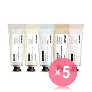 Pretty skin - Romantic Perfume Hand Cream - 5 Types 5pcs Bundle Set Hyaluronic Acid x 5 pcs
