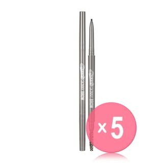 peripera - Speedy Skinny Brow - 9 Colors 5pcs Bundle Set #06 Cool Gray x 5 pcs
