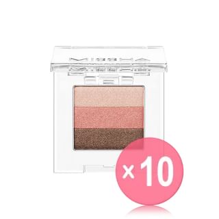 MISSHA - Triple Shadow - 20 Colors 10pcs Bundle Set #10 Oriental Pink x 10 pcs