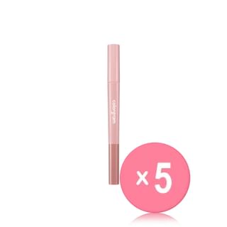 colorgram - All in One Over-Lip Maker - 6 Colors 5pcs Bundle Set #06 Rose Beige x 5 pcs