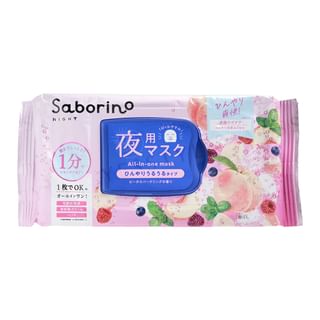 BCL - Saborino Night Cool Otsukaresamask Peach Sparkling Limited Edition 30 pcs
