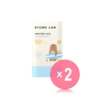 ROUND LAB - Baby Mild Sun Stick 2pcs Bundle Set 21g x 2 pcs