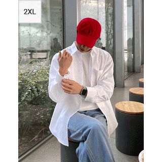 Patch-Pocket Oxford Shirt