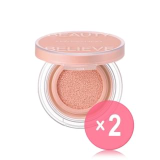 JUNG SAEM MOOL - Artist Cushion Blush Blur - 10 Colors 2pcs Bundle Set Mellow Peach x 2 pcs
