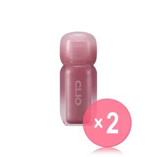 CLIO - Volumate Gloss - 10 Colors 2pcs Bundle Set #207 Hazy Dawn Mauve x 2 pcs