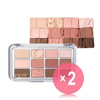 espoir - Eye Core Palette - 8 Types 2pcs Bundle Set #03 Vintage Mute x 2 pcs