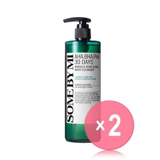 SOME BY MI - AHA, BHA, PHA 30 Days Miracle Acne Clear Body Cleanser 2pcs Bundle Set 2024 Version - 400g x 2 pcs