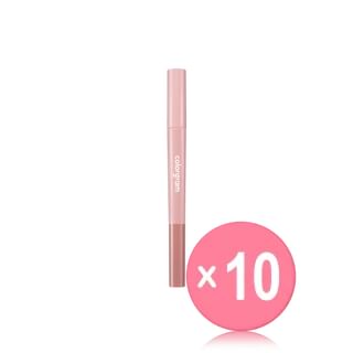 colorgram - All in One Over-Lip Maker - 6 Colors 10pcs Bundle Set #06 Rose Beige x 10 pcs