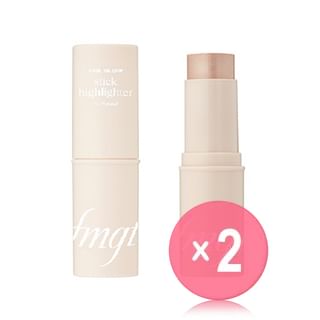 THE FACE SHOP - fmgt Veil Glow Stick Highlighter - 2 Colors 2pcs Bundle Set #01 Natural x 2 pcs