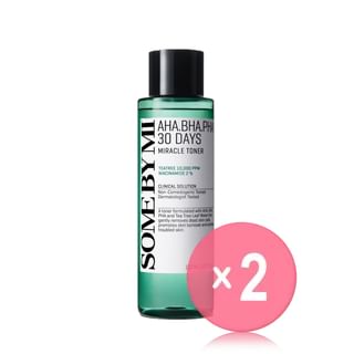 SOME BY MI - AHA, BHA, PHA 30 Days Miracle Toner 150ml 2pcs Bundle Set 2024 Version - 150ml x 2 pcs