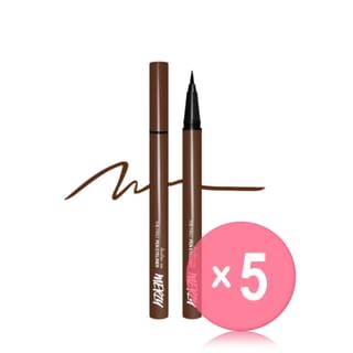 MERZY - The First Pen Eyeliner - 3 Colors 5pcs Bundle Set #P3 Coffee Bun x 5 pcs