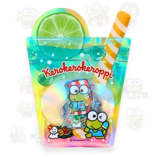 Sanrio Kerokerokeroppi Summer Drink Theme Decorative Stickers 10 designs×3 sheets - 9×0.5×12cm