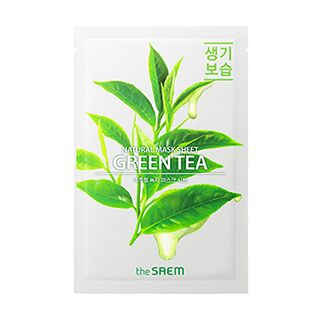 The Saem Natural Green Tea Mask Sheet 1Pc 21Ml the saem kopen in de aanbieding The Saem Natural Green Tea Mask Sheet 1Pc 21Ml the saem kopen in de aanbieding