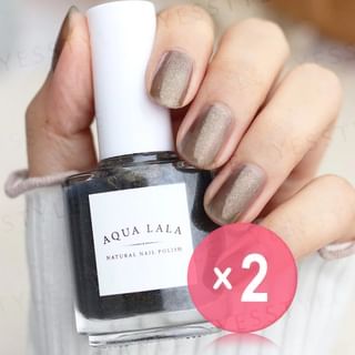 AQUA LALA - Vintage Pocket Watch Nail Polish 2pcs Bundle Set 15ml x 2 pcs