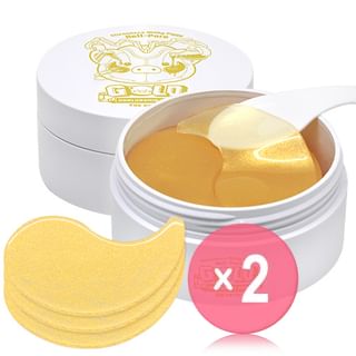 Elizavecca - Hell-Pore Gold Hyaluronic Acid Eye Patch 2pcs Bundle Set 60 pcs x 2 pcs