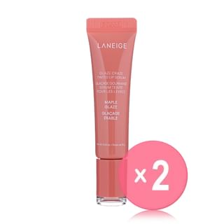 LANEIGE - Glaze Craze Tinted Lip Serum - 10 Colors 2pcs Bundle Set Maple Glaze x 2 pcs