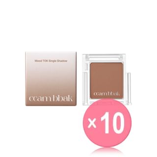 ccam bbak - Mood TOK Single Shadow Matte - 15 Colors 10pcs Bundle Set #M10 Teddy Brown x 10 pcs