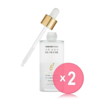THANK YOU FARMER - Rice Pure Cream In Ampoule 2pcs Bundle Set 50ml x 2 pcs