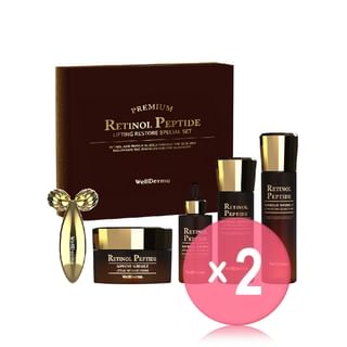 WellDerma - Premium Retinol Peptide Lifting Restore Special Set 2pcs Bundle Set 5 pcs x 2 pcs